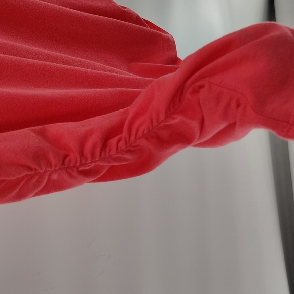 Isabel Maternity By Ingred & Isabel V Neck Tee Size XL Pink Short Sleeve Tee - Picture 4 of 7